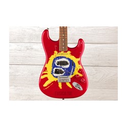 Fender 30th Anniversary Screamadelica, Stratocaster, Custom Graphic, Guitarra Eléctrica con gig bag
