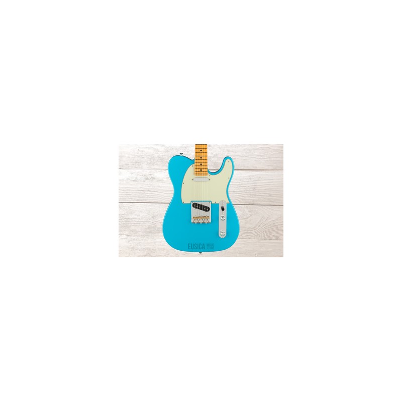 Fender American Professional II, Telecaster, Miami Blue, Guitarra eléctrica con case
