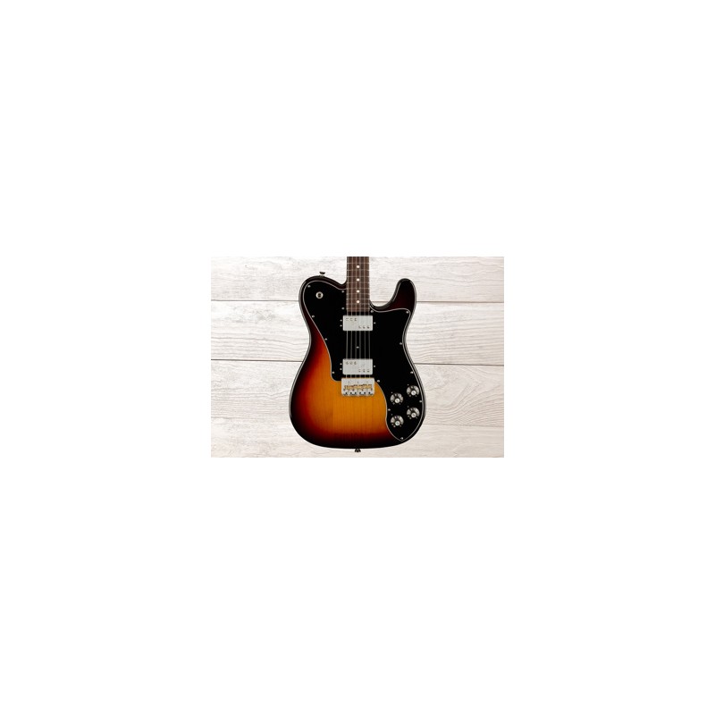 Fender American Professional II, Telecaster Deluxe, 3-Color Sunburst, Guitarra Eléctrica con case