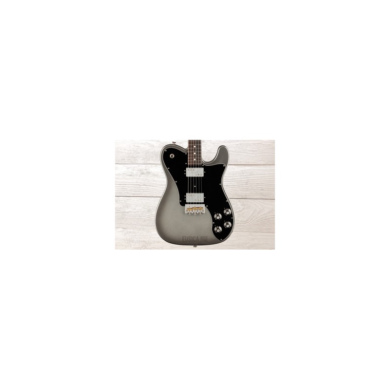 Fender American Professional II, Telecaster Deluxe, Mercury, Guitarra Eléctrica con case