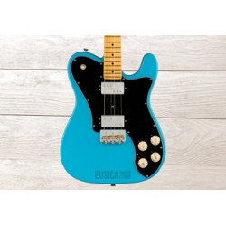 Fender American Professional II, Telecaster Deluxe, Miami Blue, Guitarra eléctrica con case