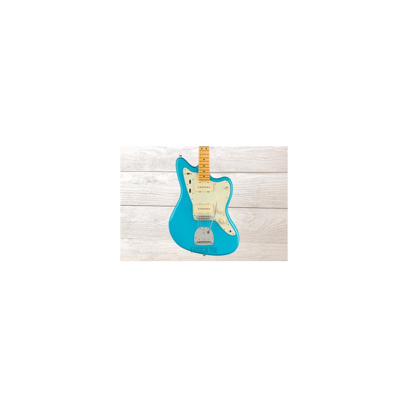 Fender American Professional II, Jazzmaster, Miami Blue, Guitarra Eléctrica con case