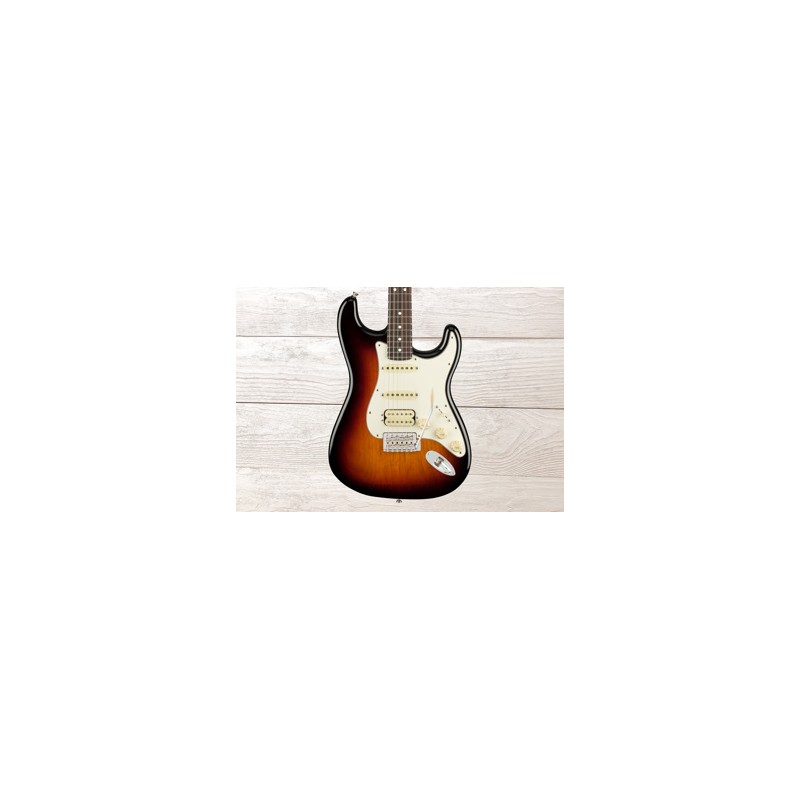 Fender American Performer, Stratocaster,  3-Color Sunburst, Guitarra Eléctrica con gig bag