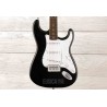 Squier Debut Stratocaster Pk Blk 120v, Paquete de Guitarra Eléctrica