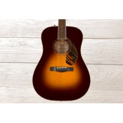 Fender PD-220E, Dreadnought, 3-Tone Vintage Sunburst, Guitarra Acústica Con Case
