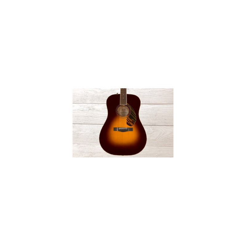 Fender PD-220E, Dreadnought, 3-Tone Vintage Sunburst, Guitarra Acústica Con Case