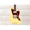 Fender American Performer Jazzmaster, Vintage White, Guitarra Eléctrica con gig bag