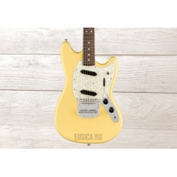 Fender American Performer, Mustang, Vintage White, Guitarra Eléctrica con gig bag