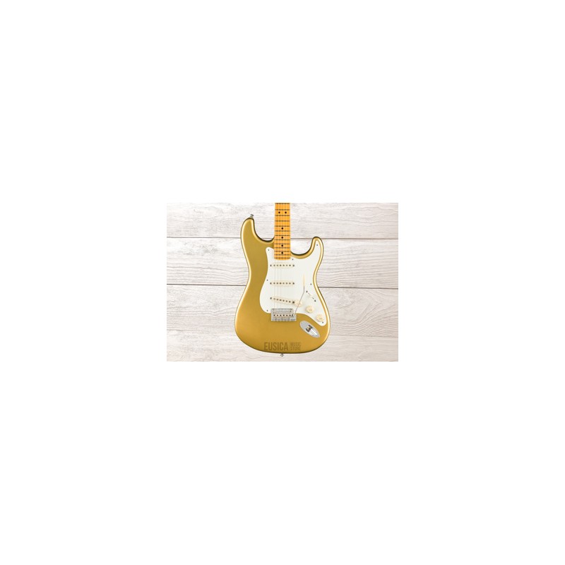 Fender Lincoln Brewster, Stratocaster, Aztec Gold, Guitarra Eléctrica con case