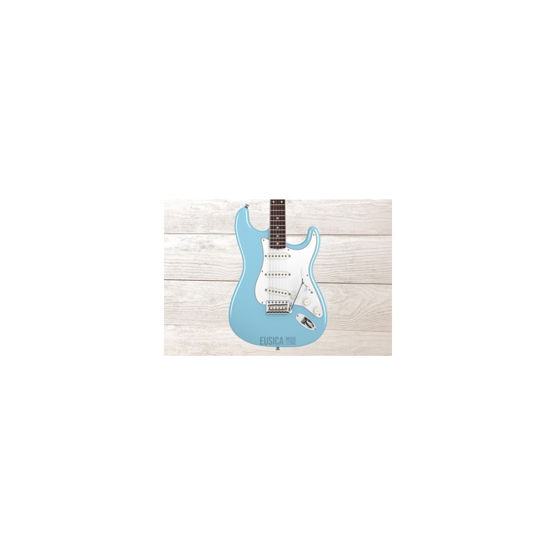 Fender Eric Johnson Stratocaster, Tropical Turquoise, Guitarra Eléctrica con case