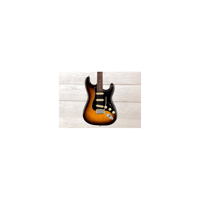 Fender American Ultra Luxe, Stratocaster, 2-Color Sunburst, Guitarra Eléctrica con case