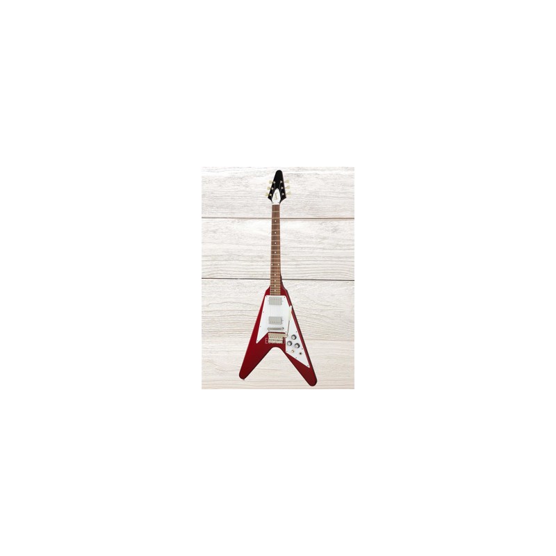 Gibson Flying V Custom 1967, Reissue VOS, Sparkling Burgundy, Guitarra Eléctrica con case