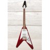 Gibson Flying V Custom 1967, Reissue VOS, Sparkling Burgundy, Guitarra Eléctrica con case