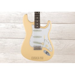Fender Yngwie Malmsteen, Stratocaste, Vintage White, Guitarra Eléctrica con case