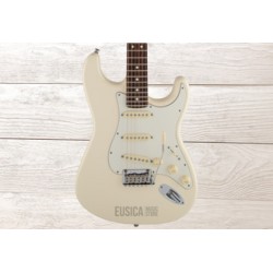 Fender Jeff Beck, Stratocaster, Olympic White, Guitarra Eléctrica con case