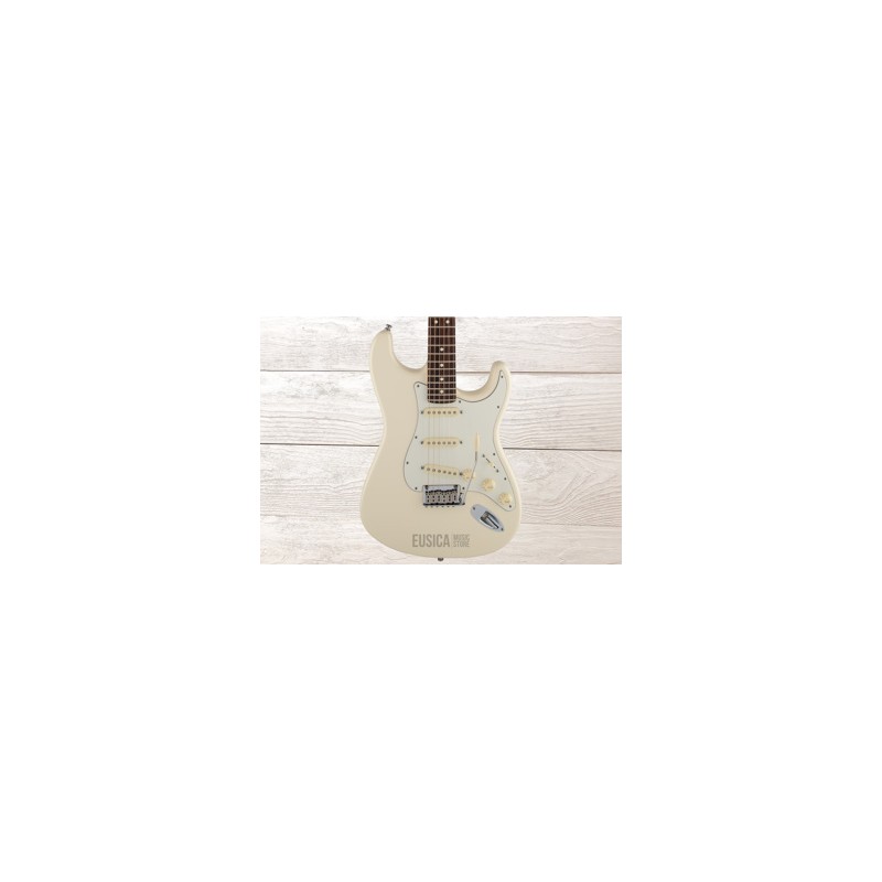 Fender Jeff Beck, Stratocaster, Olympic White, Guitarra Eléctrica con case