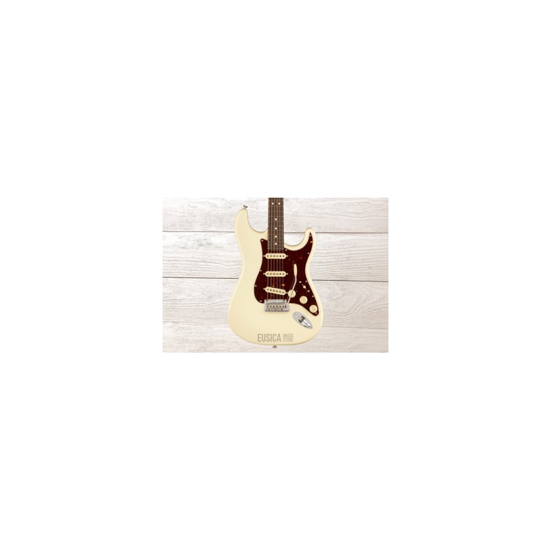 Fender American Professional II Stratocaster, Olympic White, Guitarra Eléctrica con case