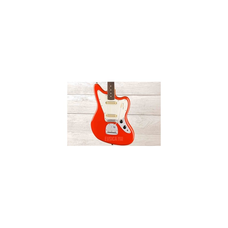 Fender Player II, Jaguar, Rosewood Fingerboard, Coral Red, Guitarra Electrica