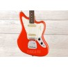 Fender Player II, Jaguar, Rosewood Fingerboard, Coral Red, Guitarra Electrica