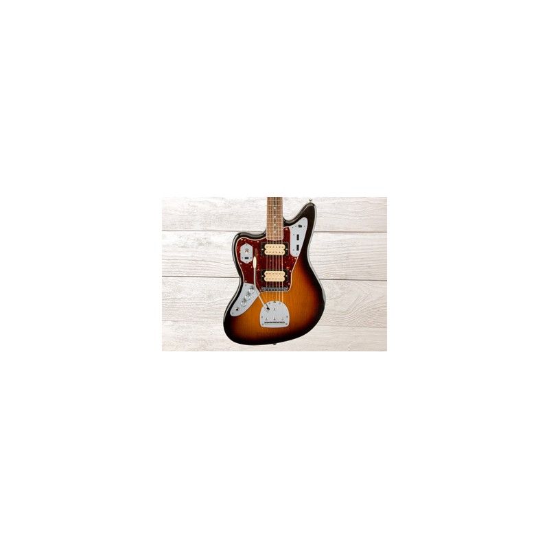 Fender Kurt Cobain Jaguar, 3-Color Sunburst, Guitarra Eléctrica zurda