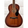 Fender PS-220E Parlor, Aged Cognac Burst, Guitarra Electroacustica