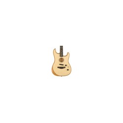 Fender American Acoustasonic Strat, Natural, Guitarra Electroacústica con Gig bag